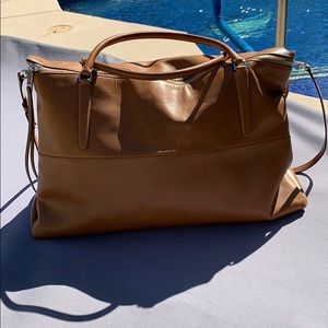 Coach Leather Weekender